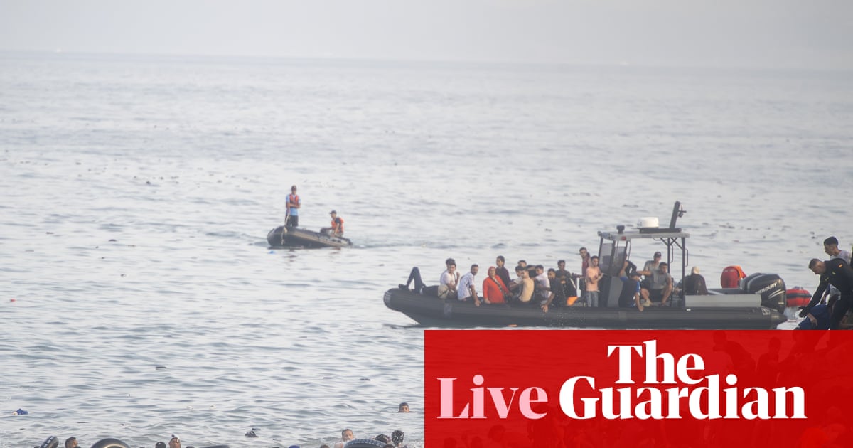 At least 18 die as thousands of migrants reach Spain’s African enclave of Ceuta – Europe live | Spain