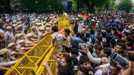 ‘Cockroach’ movement: thousands march in anti-government protest in New Delhi