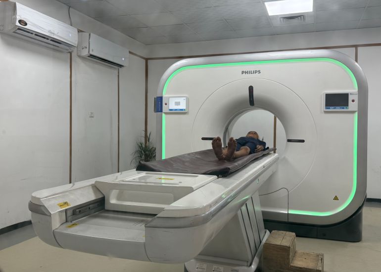 Gaza has a critical shortage of CT scans and other imaging devices