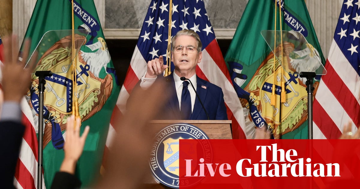 US treasury secretary announces ‘onslaught’ of sanctions to isolate Iran from world economy – live | Trump administration